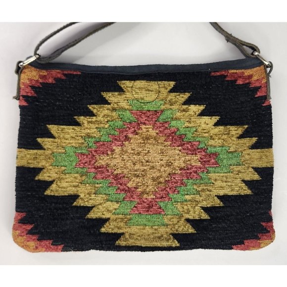 Raj LA Purse Womens Aztec Pattern Southwestern Boho Hippie Crossbody Shoulder - Picture 2 of 16